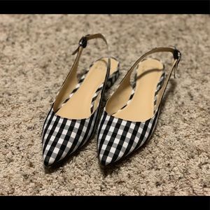 Crown and Ivy sling back shoes.